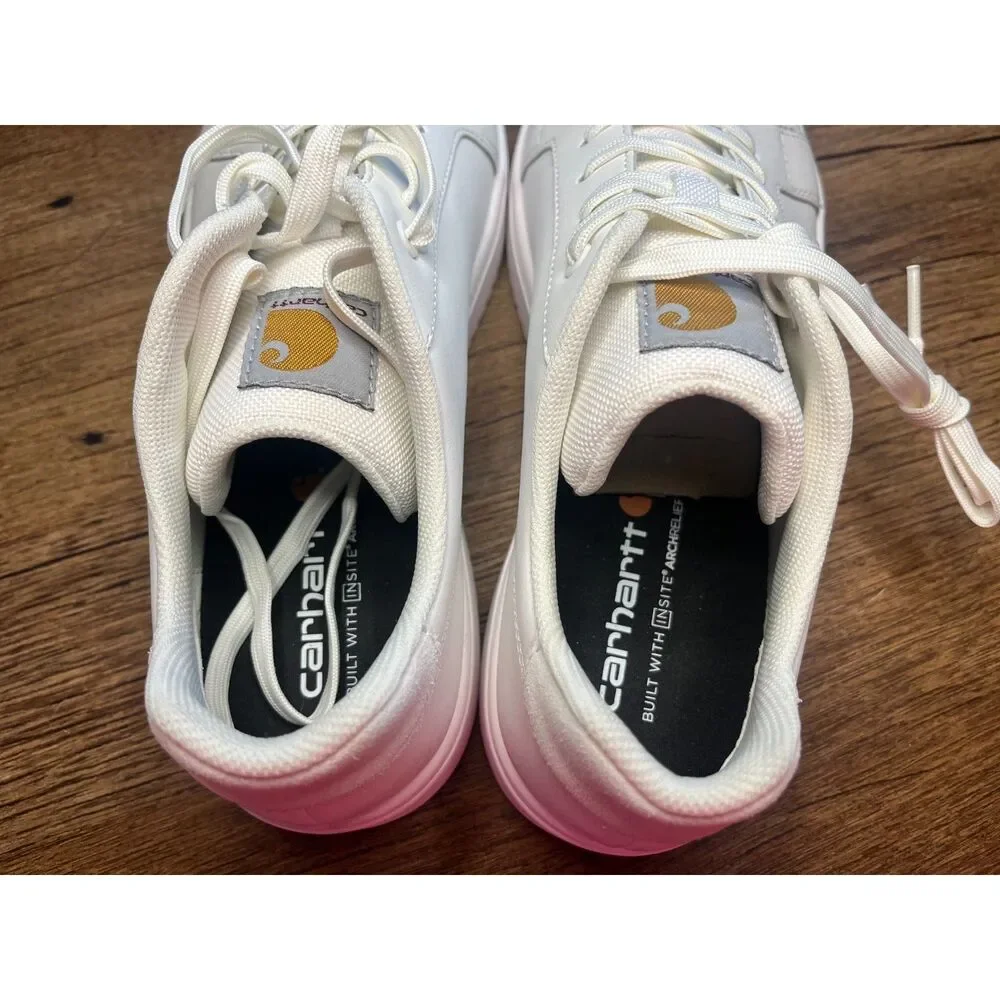 Carhartt Detroit Leather Sneaker White Men's 10.5 NWOT